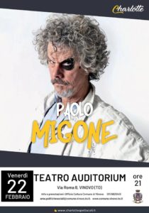 Paolo Migone, "Recital" a Vinovo