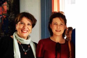 Biblioteca Moncalieri, assessora Laura Pompeo e direttrice Giuliana Cerrato