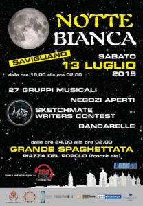 Notte Bianca a Savigliano sabato 13 luglio 2019