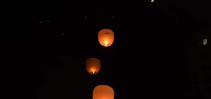 Volo delel lanterne alla festa patronale di san Lorenzo a Santena