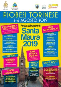 Festa patronale di santa Maura 2019 a Piobesi Torinese