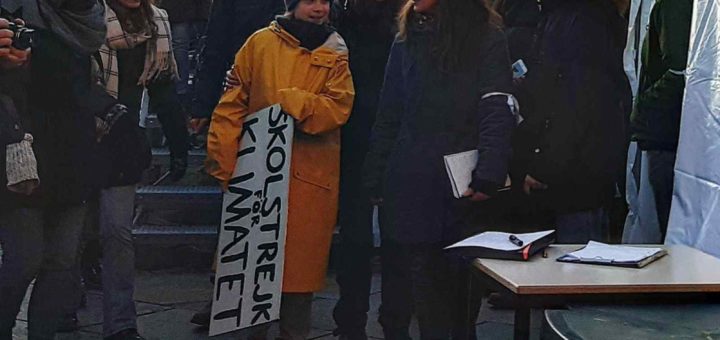 Greta Thunberg Torino 13 dicembre 2019