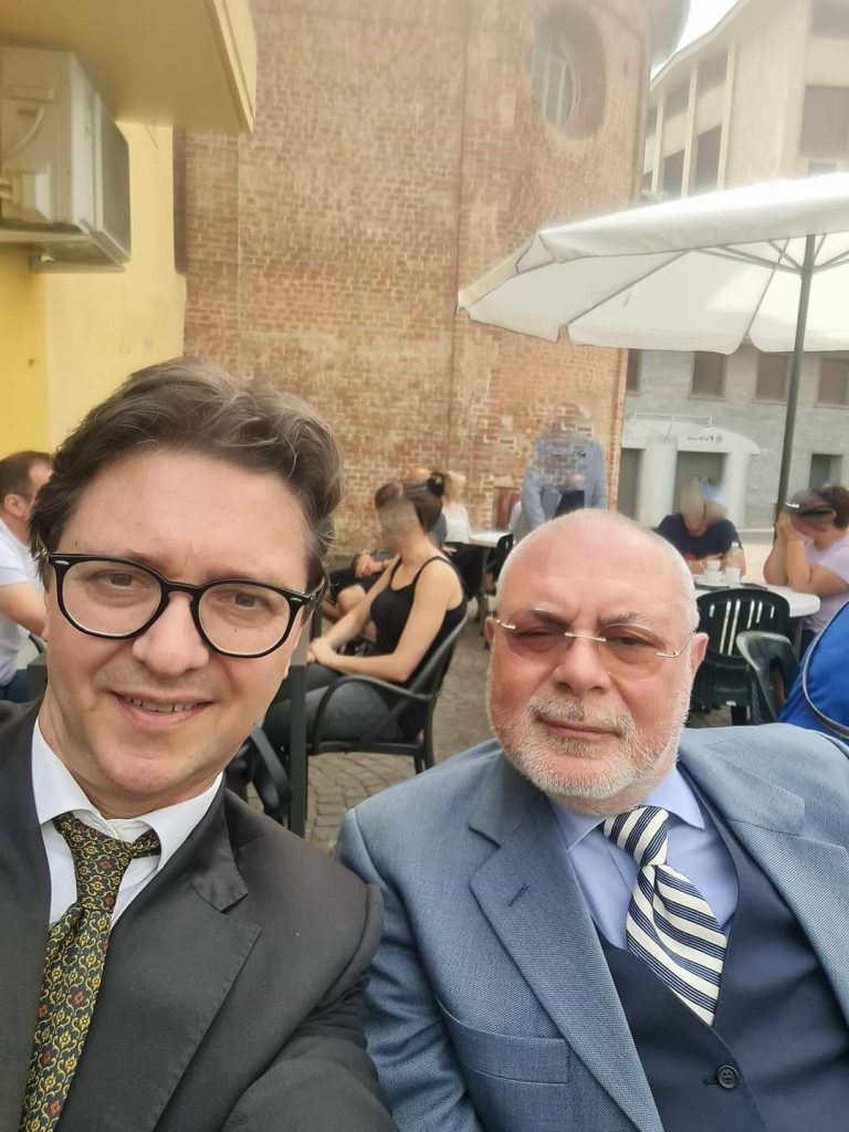 Maurizio Tomeo con Davide Nicco